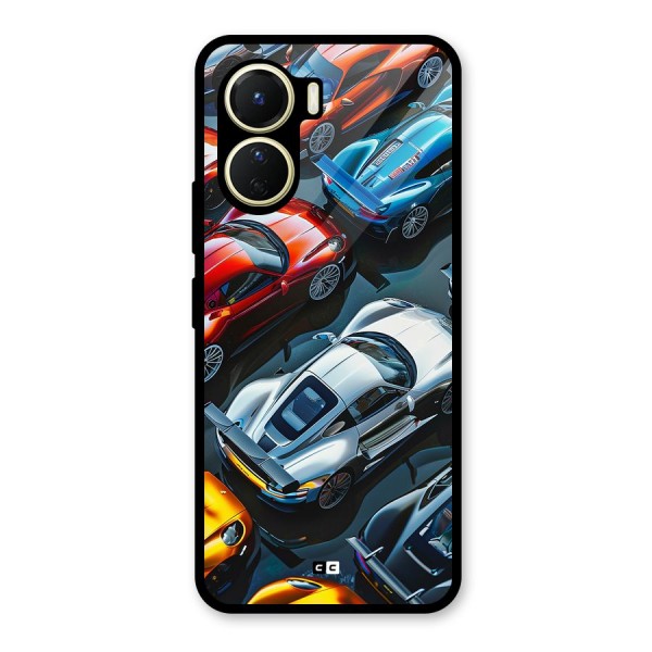 Supercar Club Glass Back Case for Vivo Y16