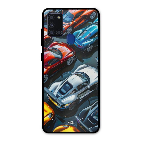 Supercar Club Metal Back Case for Galaxy A21s