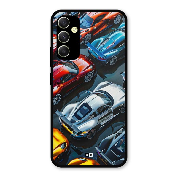 Supercar Club Metal Back Case for Galaxy A34