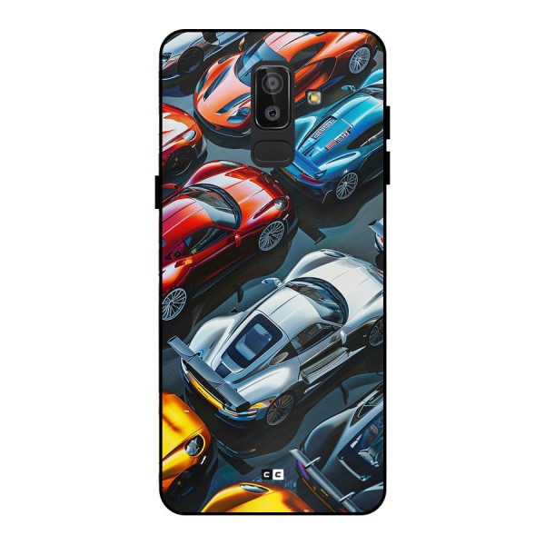 Supercar Club Metal Back Case for Galaxy J8