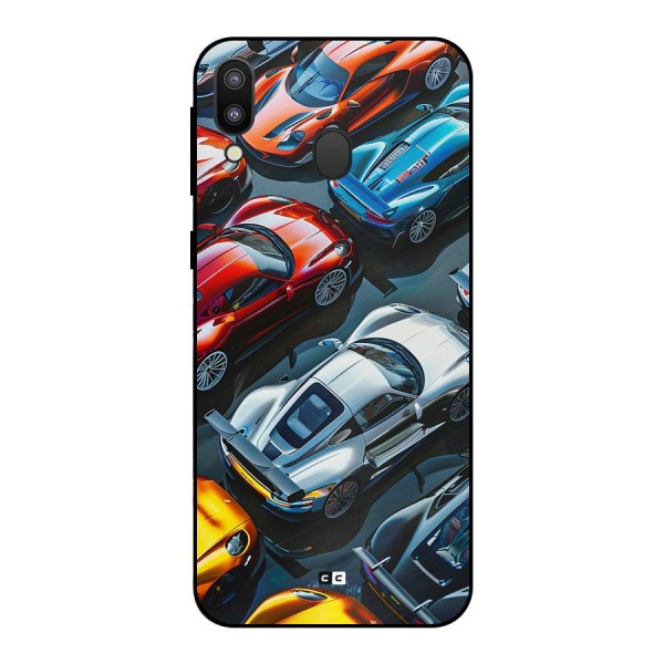 Supercar Club Metal Back Case for Galaxy M20