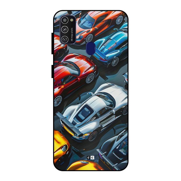 Supercar Club Metal Back Case for Galaxy M21