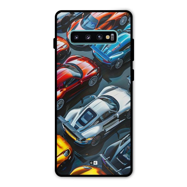 Supercar Club Metal Back Case for Galaxy S10 Plus