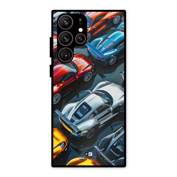 Supercar Club Metal Back Case for Galaxy S22 Ultra 5G