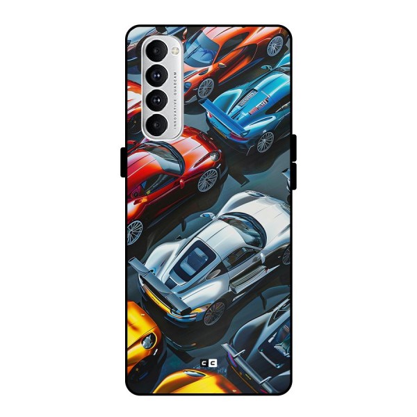 Supercar Club Metal Back Case for Oppo Reno4 Pro