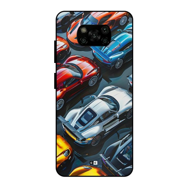 Supercar Club Metal Back Case for Poco X3