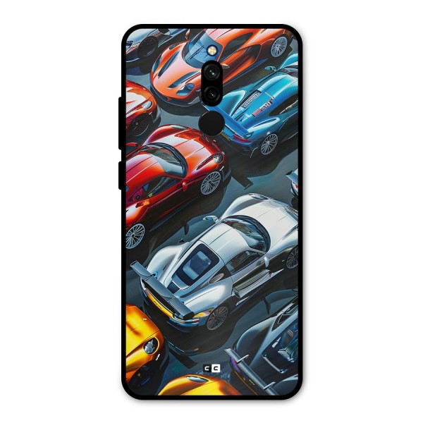 Supercar Club Metal Back Case for Redmi 8