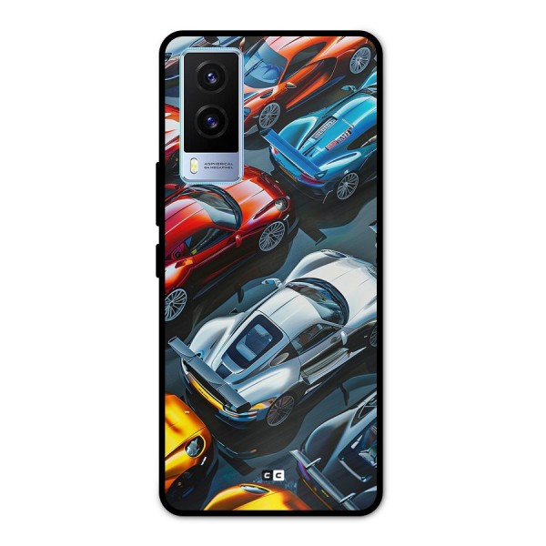 Supercar Club Metal Back Case for Vivo V21e 5G