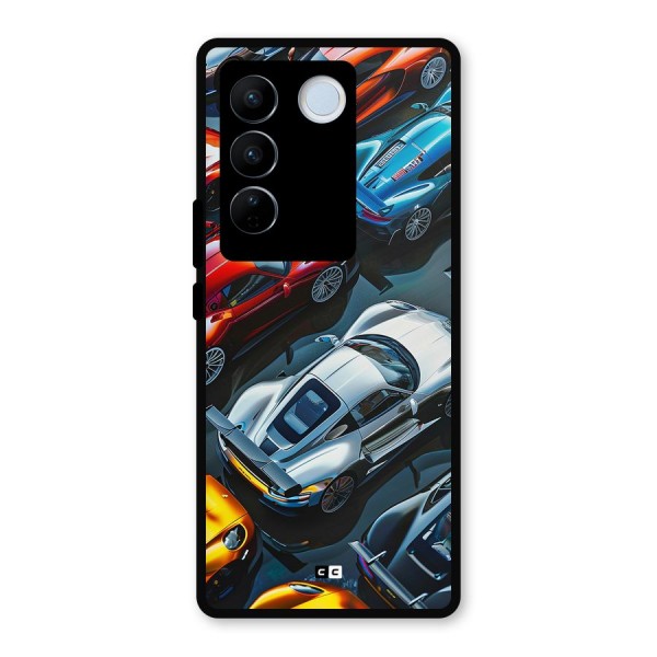 Supercar Club Metal Back Case for Vivo V27 Pro