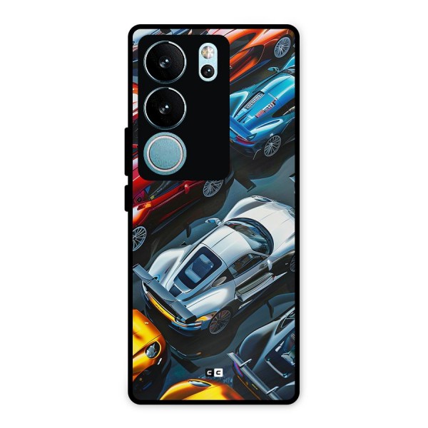 Supercar Club Metal Back Case for Vivo V29 Pro