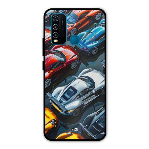 Supercar Club Metal Back Case for Vivo Y30