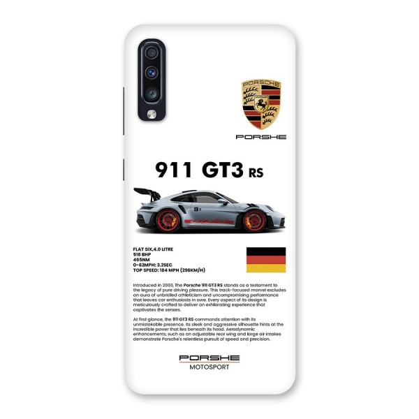 Supercar Features Back Case for Galaxy A70s