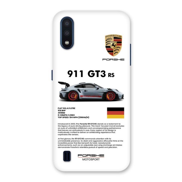 Supercar Features Back Case for Galaxy M01