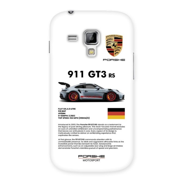 Supercar Features Back Case for Galaxy S Duos