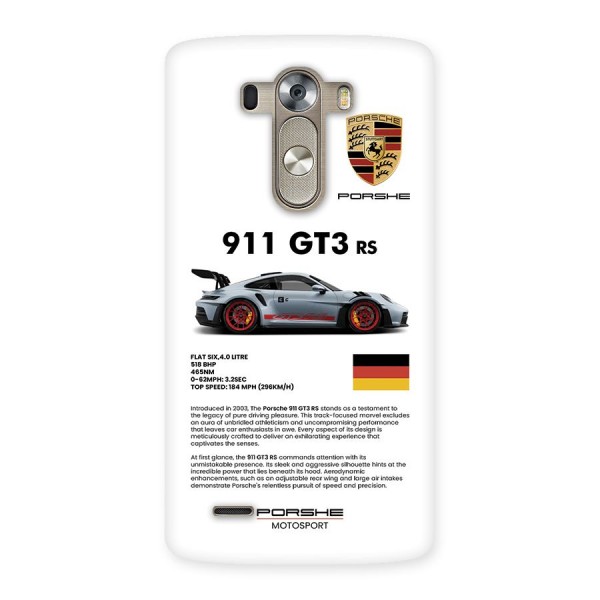 Supercar Features Back Case for LG G3