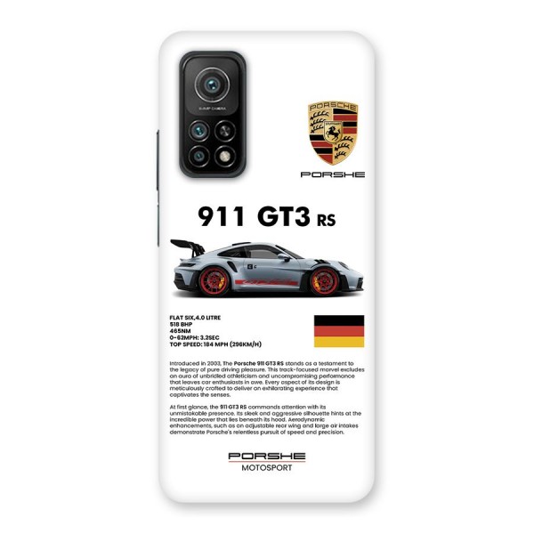 Supercar Features Back Case for Mi 10T Pro 5G