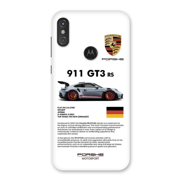 Supercar Features Back Case for Motorola One Power