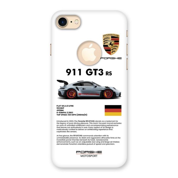 Supercar Features Back Case for iPhone 8 Logo Cut