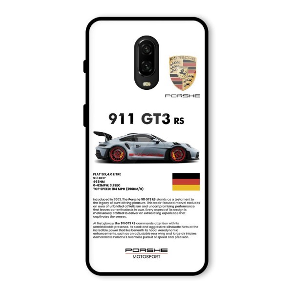 Supercar Features Glass Back Case for OnePlus 6T