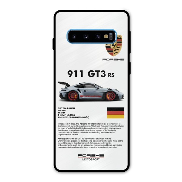 Supercar Features Metal Back Case for Galaxy S10