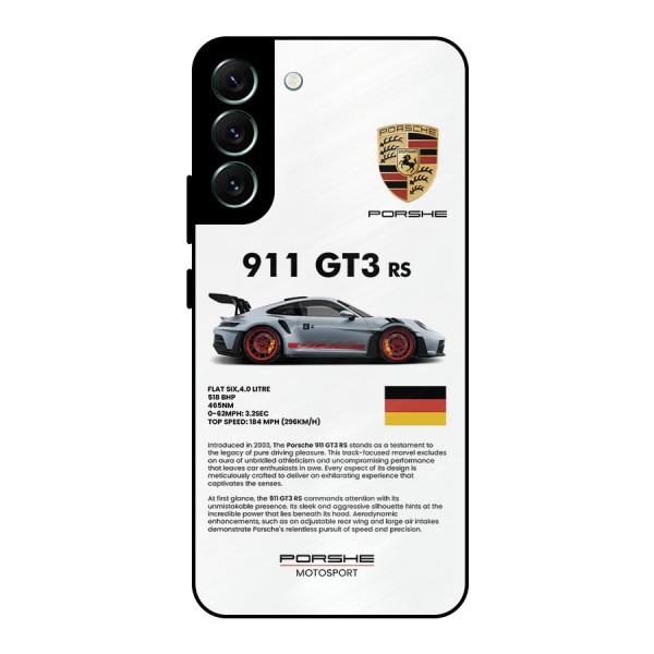 Supercar Features Metal Back Case for Galaxy S22 Plus 5G