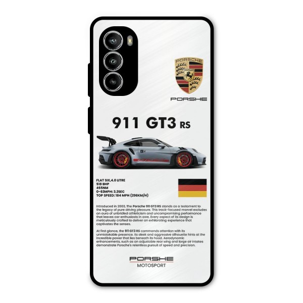 Supercar Features Metal Back Case for Moto G82