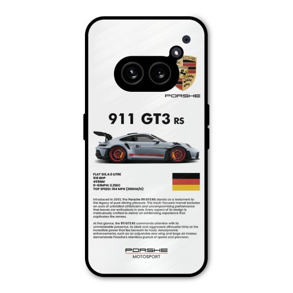 Supercar Features Metal Back Case for Nothing Phone 2a