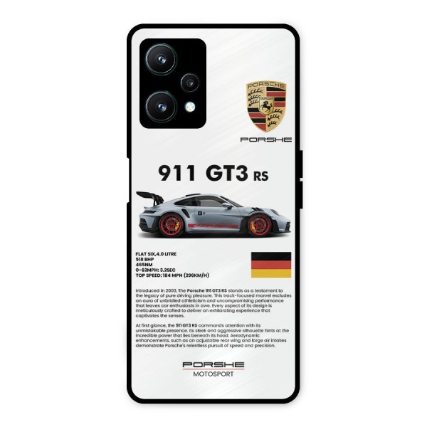 Supercar Features Metal Back Case for Realme 9 Pro 5G