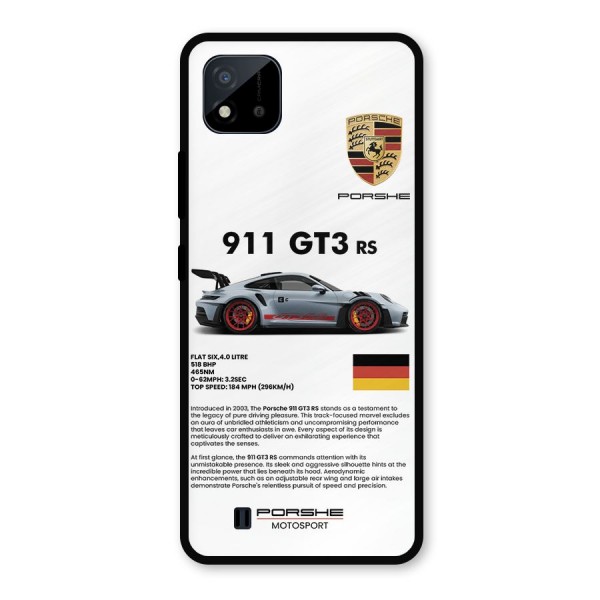 Supercar Features Metal Back Case for Realme C11 2021