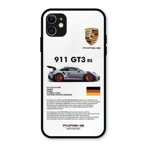 Supercar Features Metal Back Case for iPhone 11