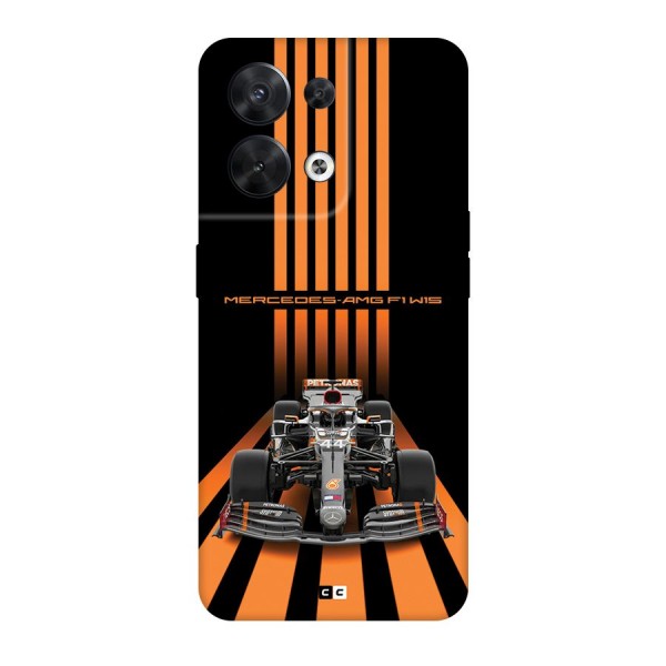 Supercar On Track Back Case for Oppo Reno8 5G