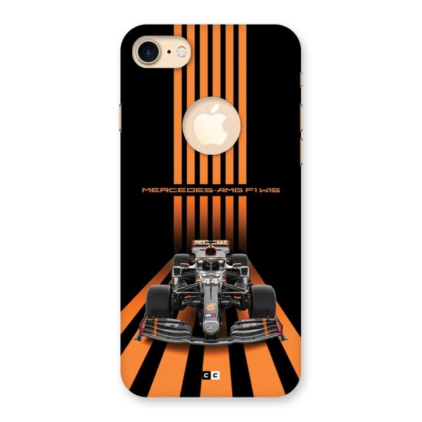 Supercar On Track Back Case for iPhone 8 Logo Cut