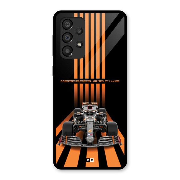 Supercar On Track Glass Back Case for Galaxy A33 5G