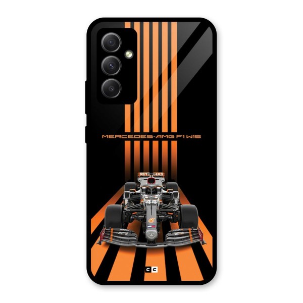 Supercar On Track Glass Back Case for Galaxy A34