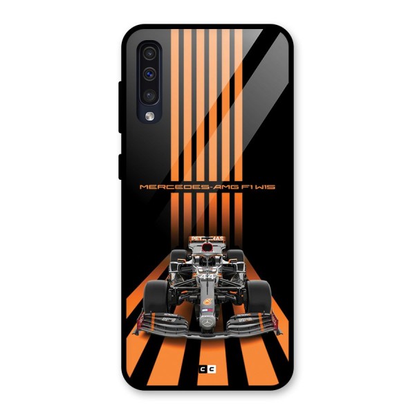 Supercar On Track Glass Back Case for Galaxy A50s