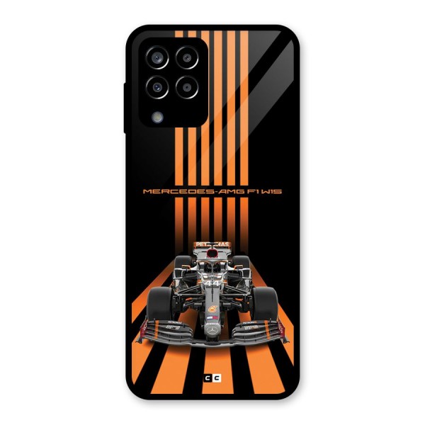 Supercar On Track Glass Back Case for Galaxy M33