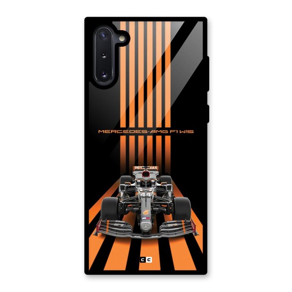 Supercar On Track Glass Back Case for Galaxy Note 10