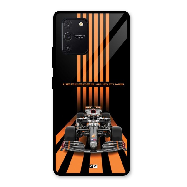 Supercar On Track Glass Back Case for Galaxy S10 Lite