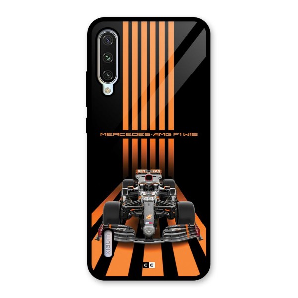 Supercar On Track Glass Back Case for Mi A3