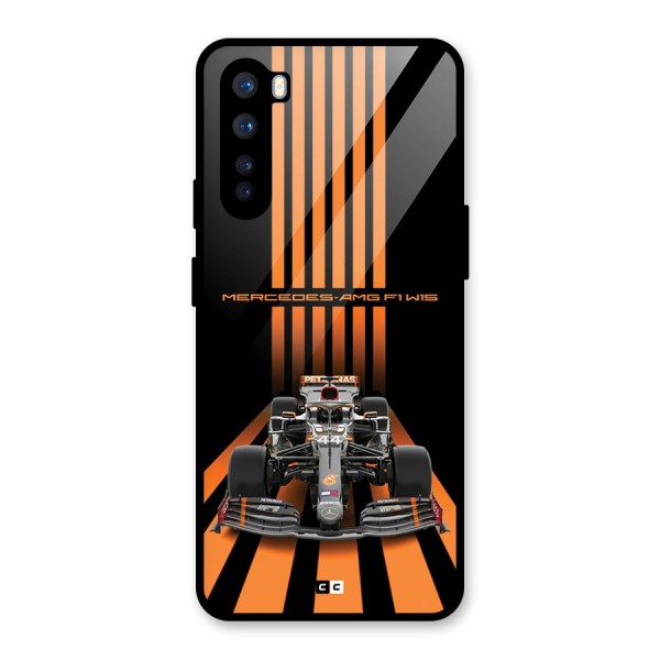 Supercar On Track Glass Back Case for OnePlus Nord