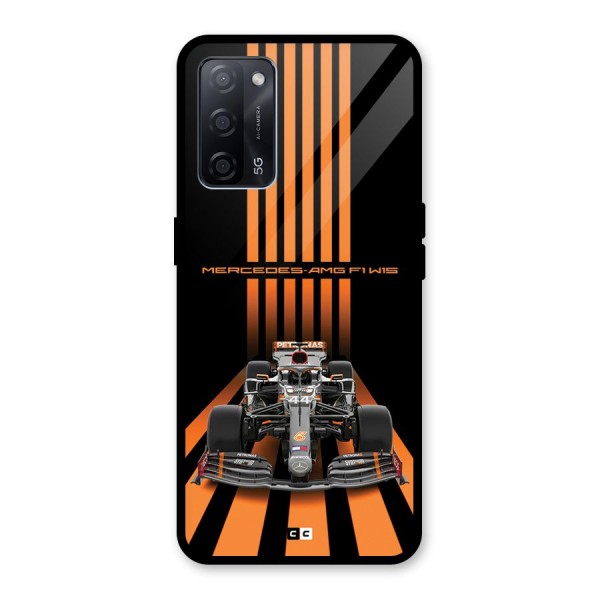 Supercar On Track Glass Back Case for Oppo A53s 5G