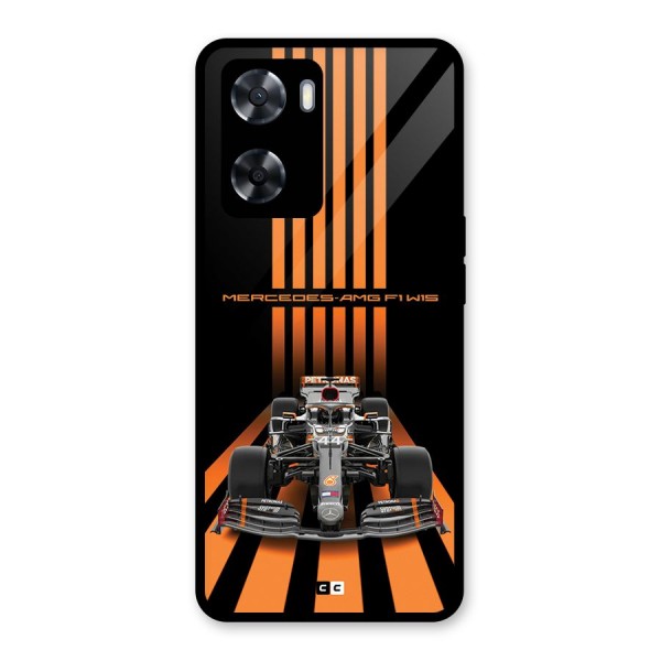 Supercar On Track Glass Back Case for Oppo A57 2022