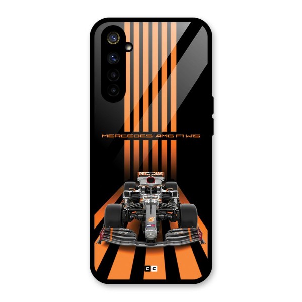 Supercar On Track Glass Back Case for Realme 6