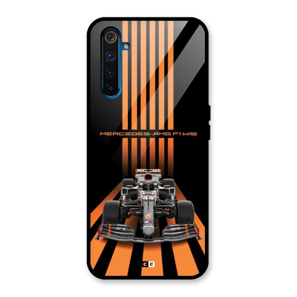 Supercar On Track Glass Back Case for Realme 6 Pro