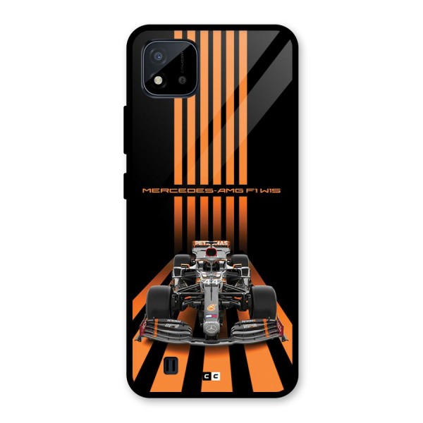 Supercar On Track Glass Back Case for Realme C11 2021