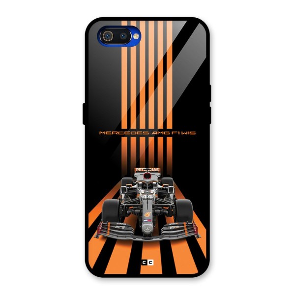 Supercar On Track Glass Back Case for Realme C2