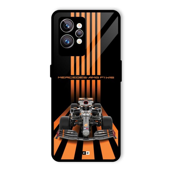 Supercar On Track Glass Back Case for Realme GT2 Pro