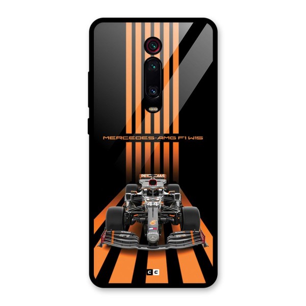 Supercar On Track Glass Back Case for Redmi K20 Pro