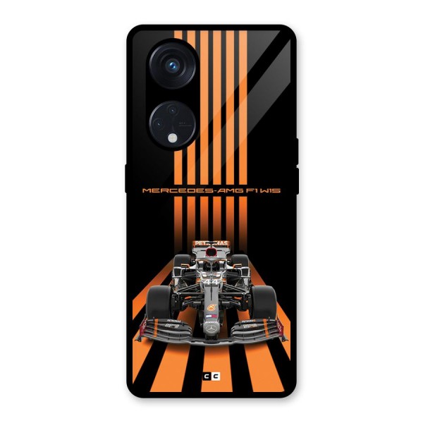 Supercar On Track Glass Back Case for Reno8 T 5G