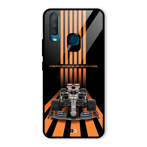 Supercar On Track Glass Back Case for Vivo Y12